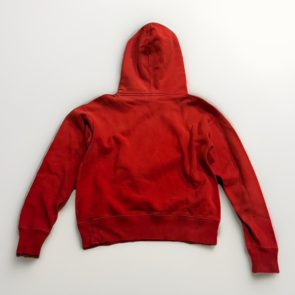 Vintage Polo Ralph Lauren Polo Bear Hoodie Women's S Red Pullover Preppy Rare - Picture 5 of 5